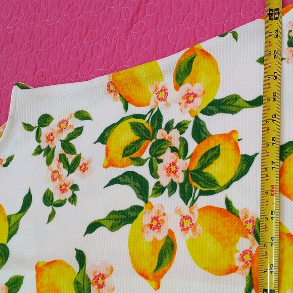 Sweet Lemon Knit Summer Dress by Pappagallo L - Picture 6 of 8